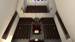 3D reconstructie van het interieur.
<br/>
Timothy de Paepe, 2013